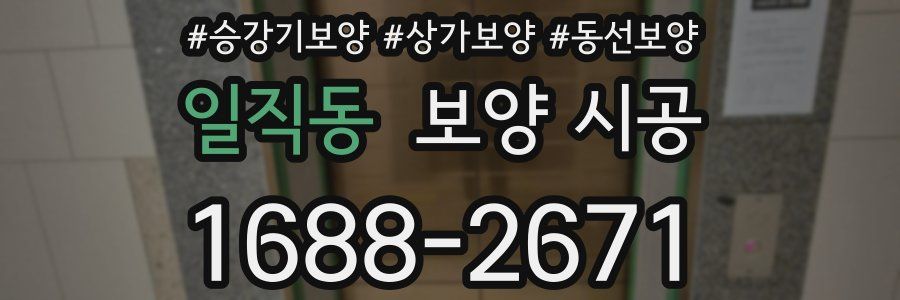 일직동 보양 시공