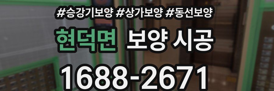 현덕면 보양 시공