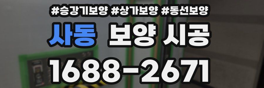 사동 보양 시공