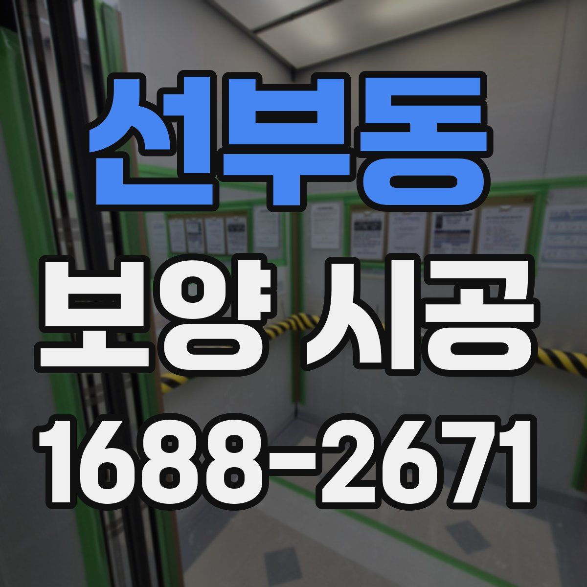 선부동 보양 시공