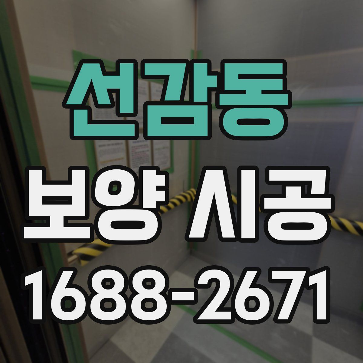 선감동 보양 시공
