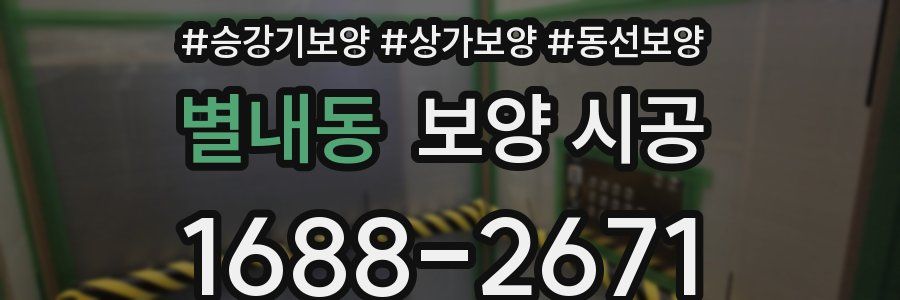 별내동 보양 시공