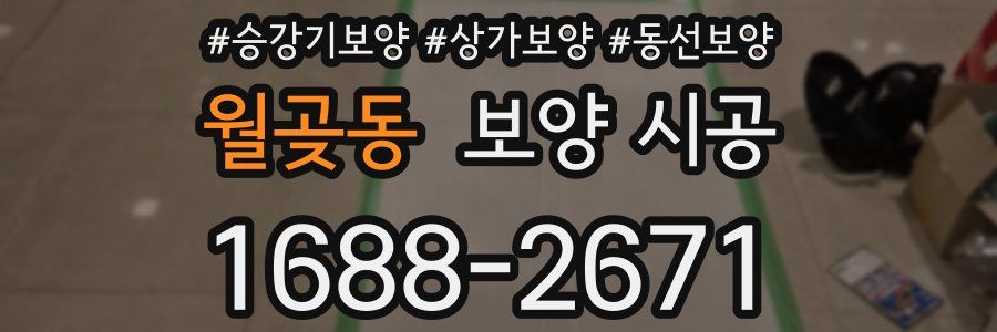 월곶동 보양 시공