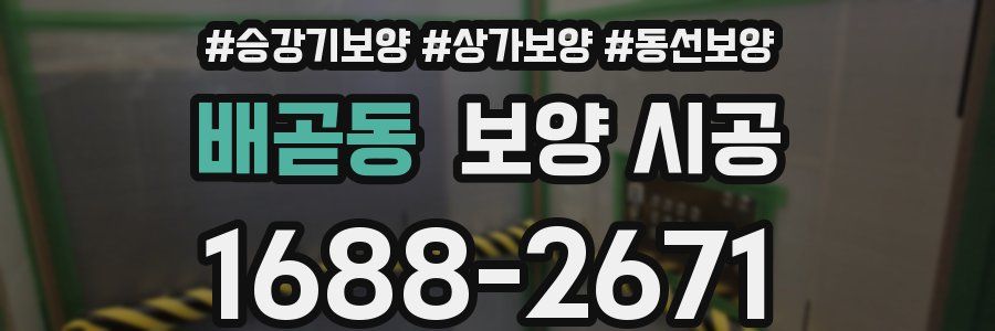 배곧동 보양 시공