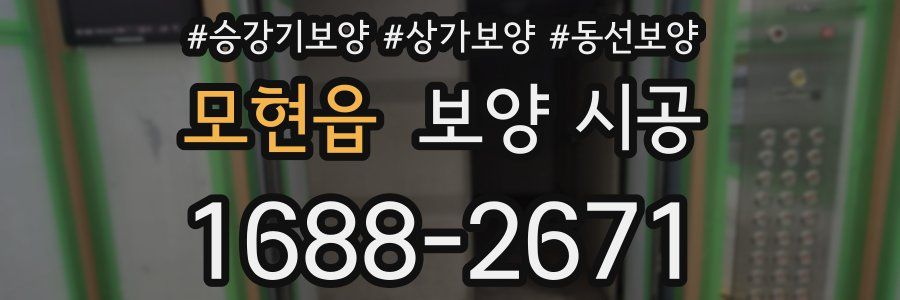 모현읍 보양 시공