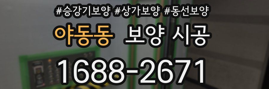 야동동 보양 시공