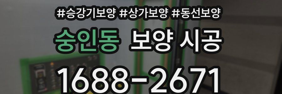 숭인동 보양 시공