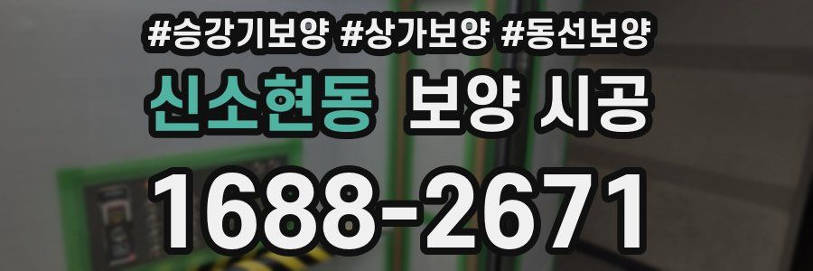 신소현동 보양 시공