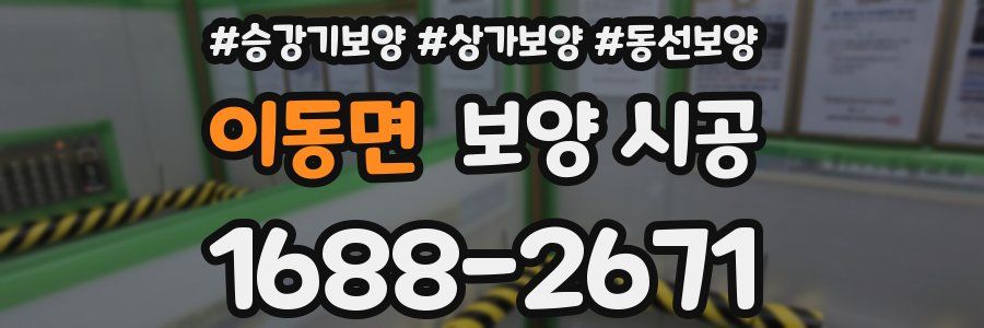 이동면 보양 시공