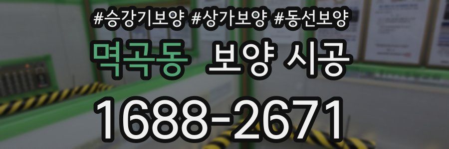 멱곡동 보양 시공
