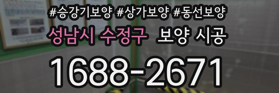 성남시 수정구 보양 시공