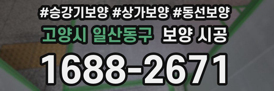 고양시 일산동구 보양 시공