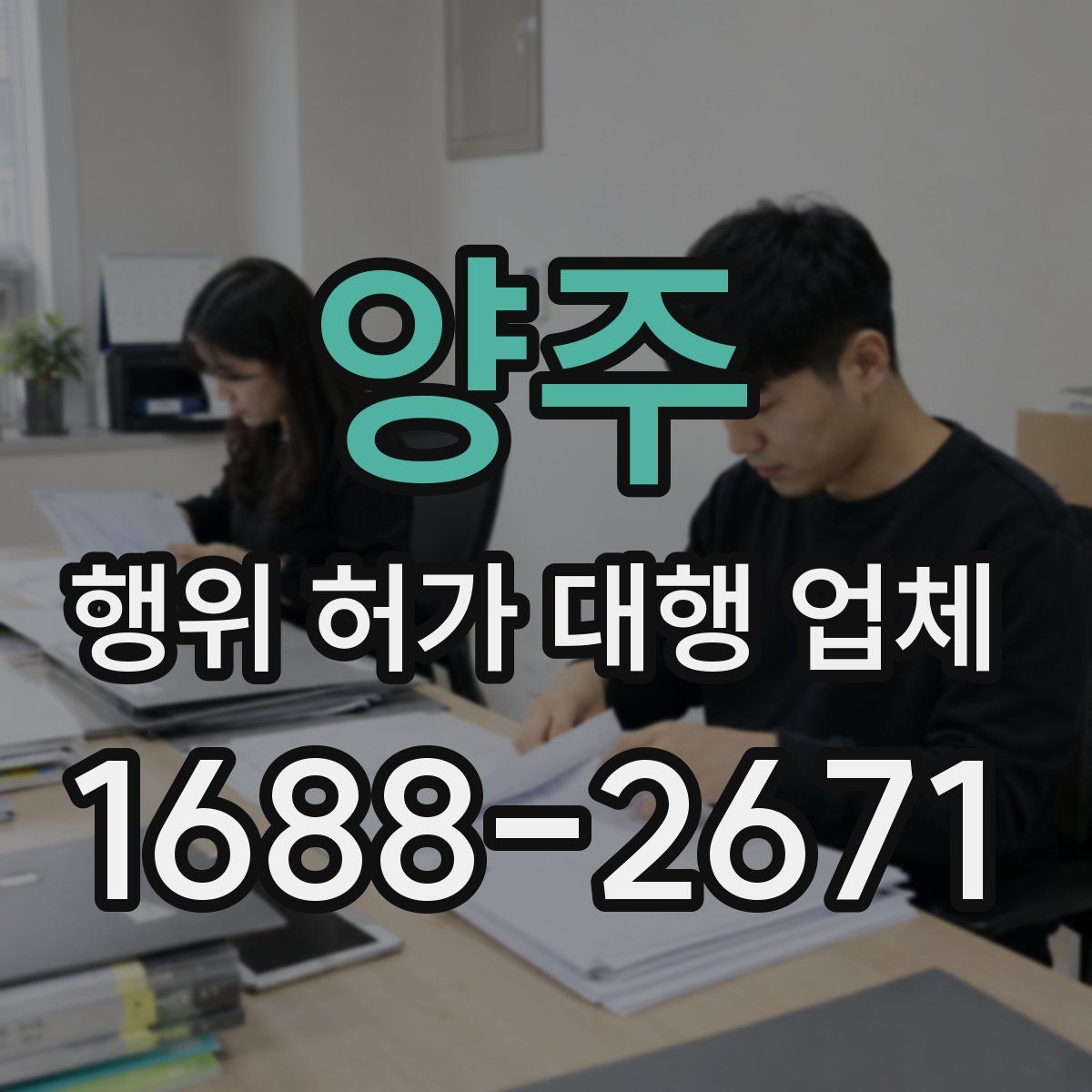 양주 행위 허가 대행 업체