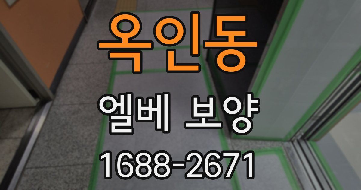 옥인동 엘베 보양