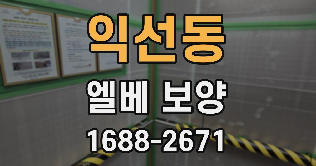 익선동 엘베 보양