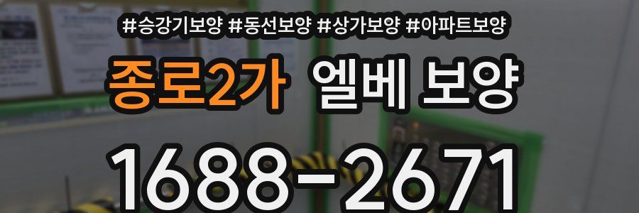 종로2가 엘베 보양
