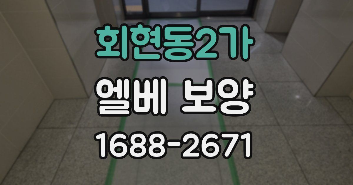 회현동2가 엘베 보양