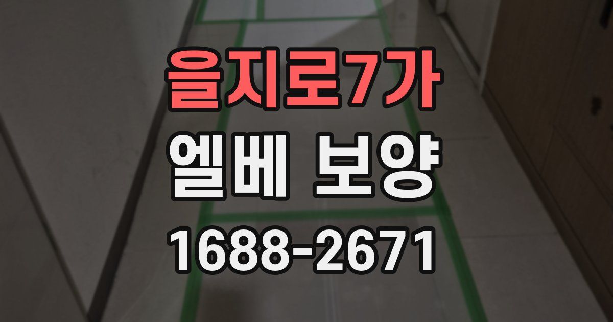 을지로7가 엘베 보양