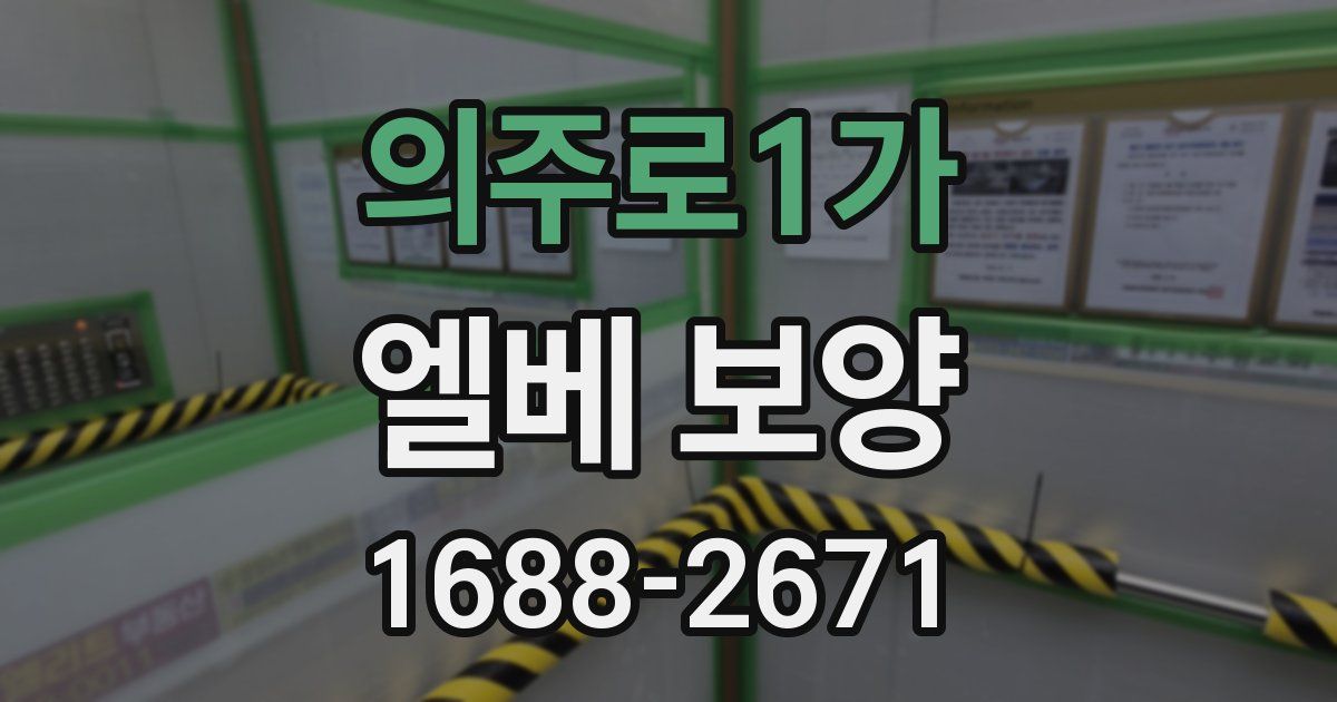 의주로1가 엘베 보양