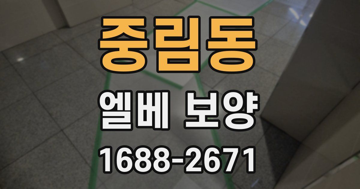 중림동 엘베 보양