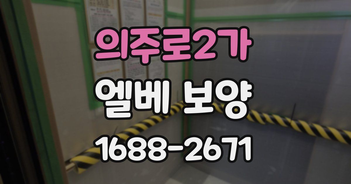 의주로2가 엘베 보양