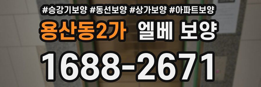 용산동2가 엘베 보양