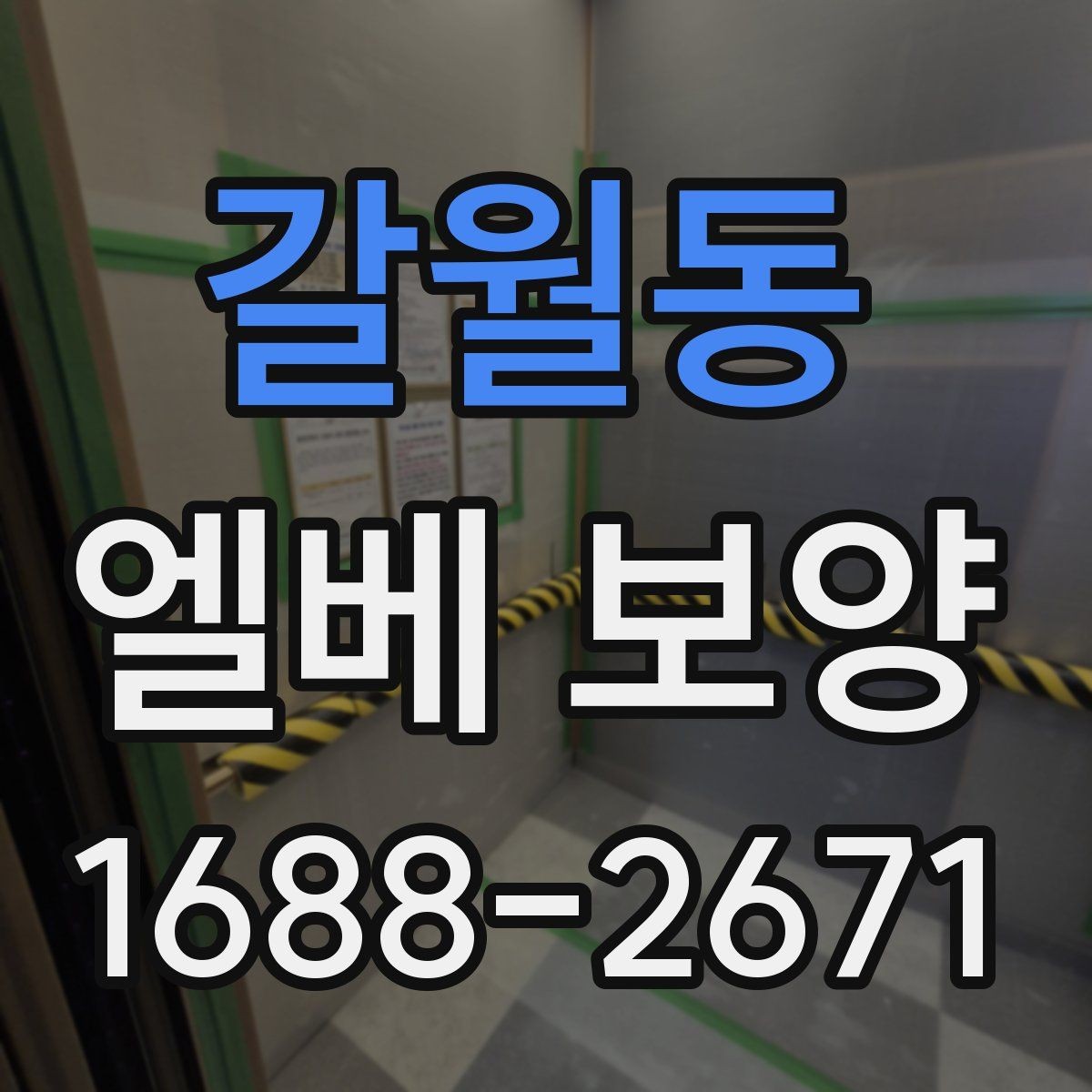 갈월동 엘베 보양 공용 승강기 사용 전 점검 항목