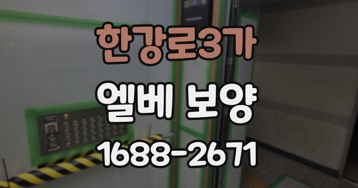 한강로3가 엘베 보양