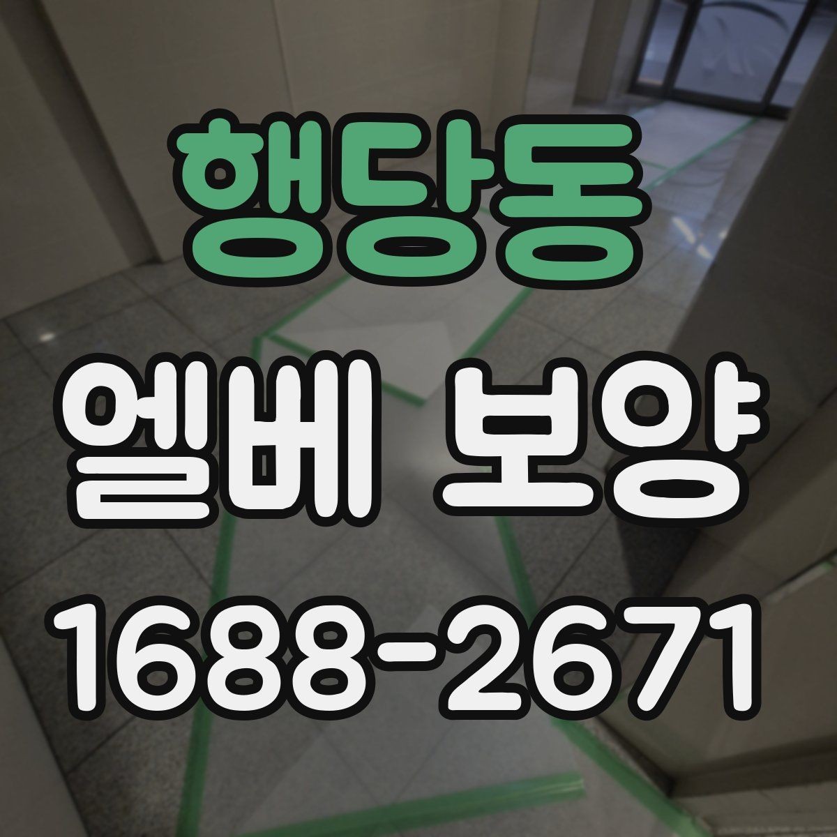 행당동 엘베 보양 승강기 내부 마감 보호 순서