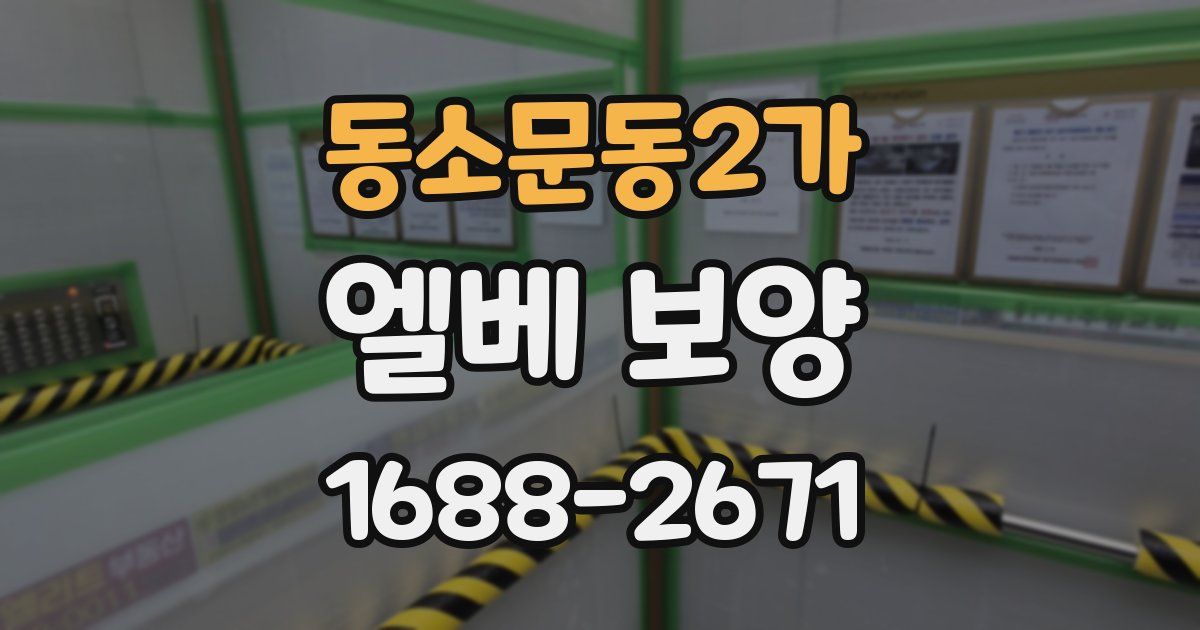 동소문동2가 엘베 보양