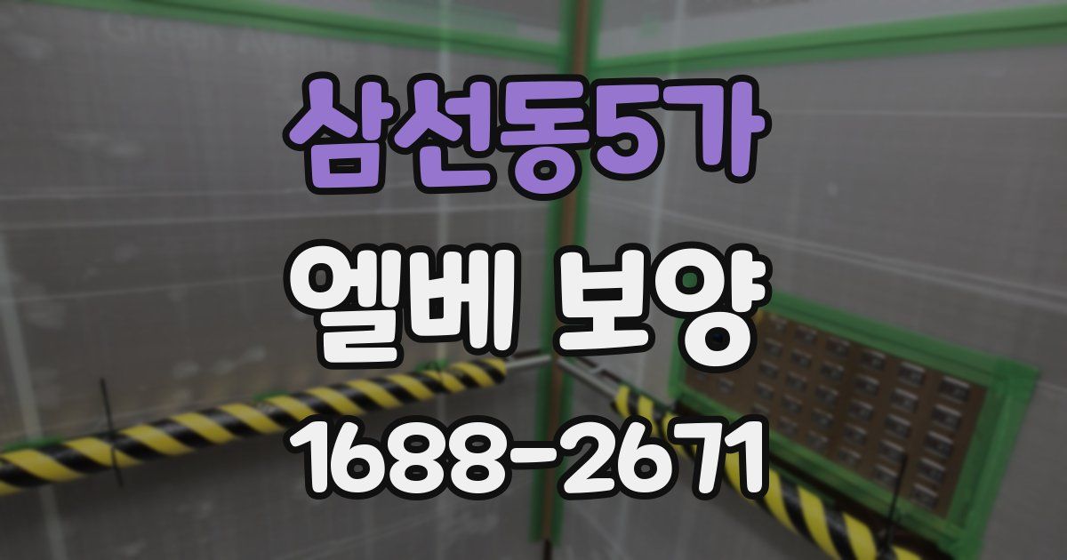삼선동5가 엘베 보양