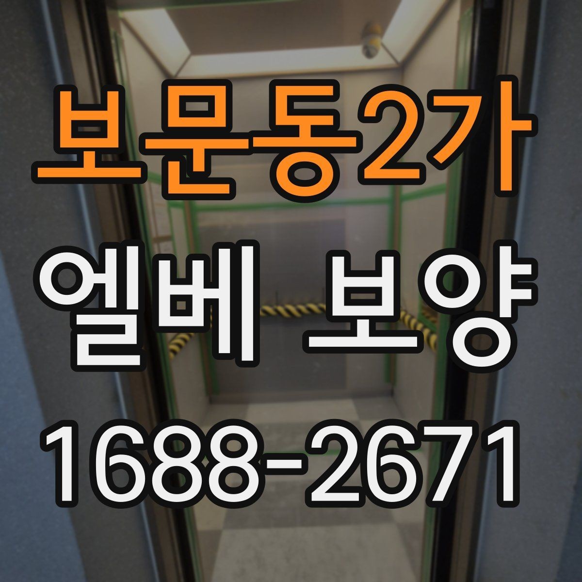 보문동2가 엘베 보양 마감 품질을 살리는 기본 점검
