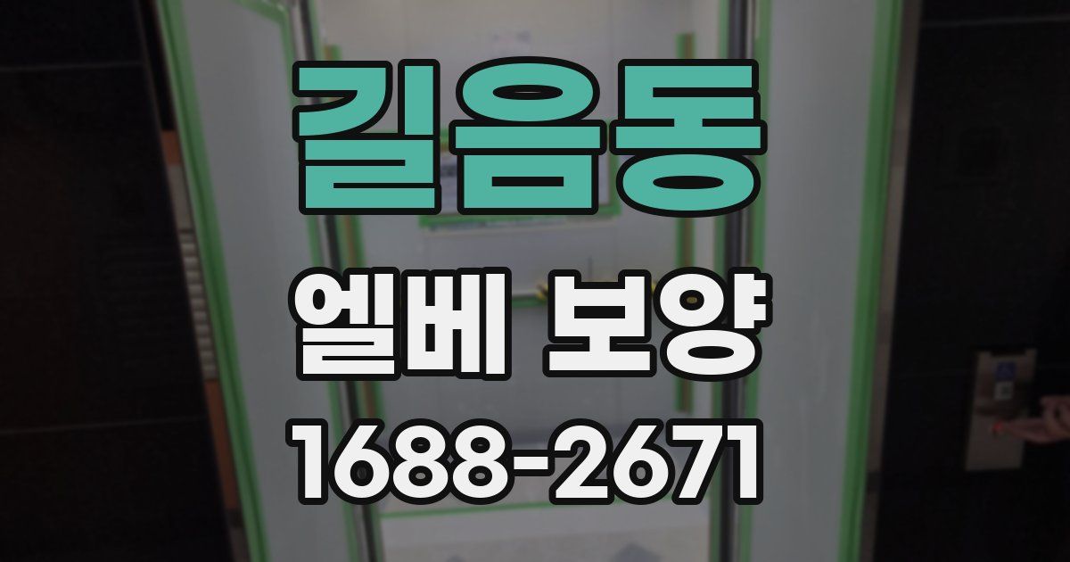 길음동 엘베 보양