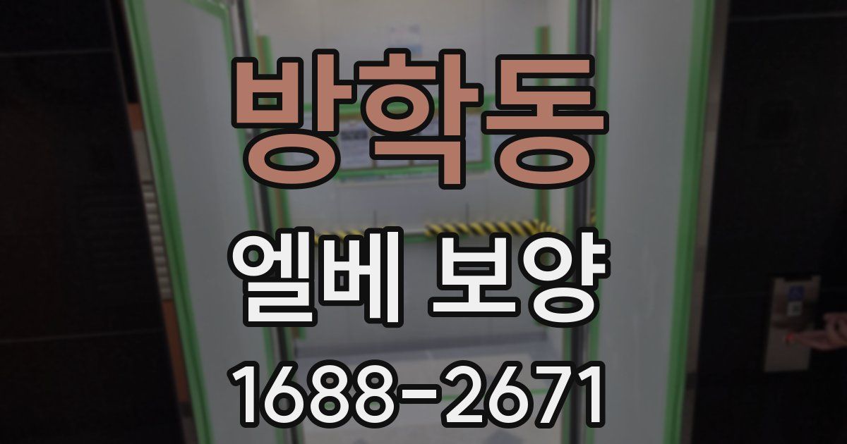 방학동 엘베 보양