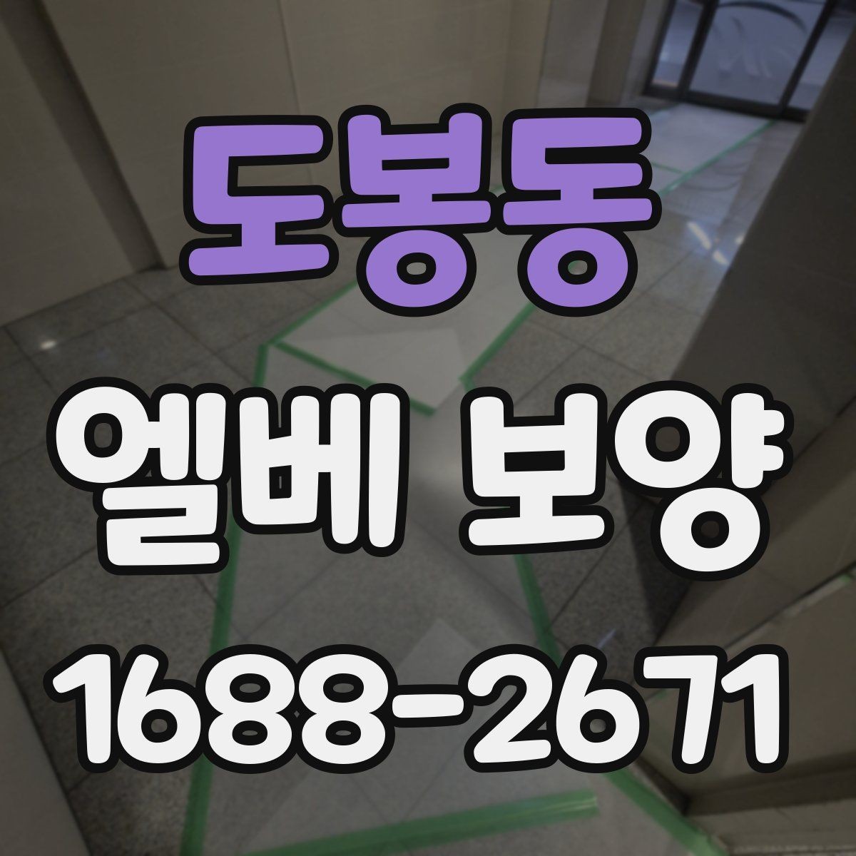 도봉동 엘베 보양 바닥과 벽면 오염을 줄이는 실무