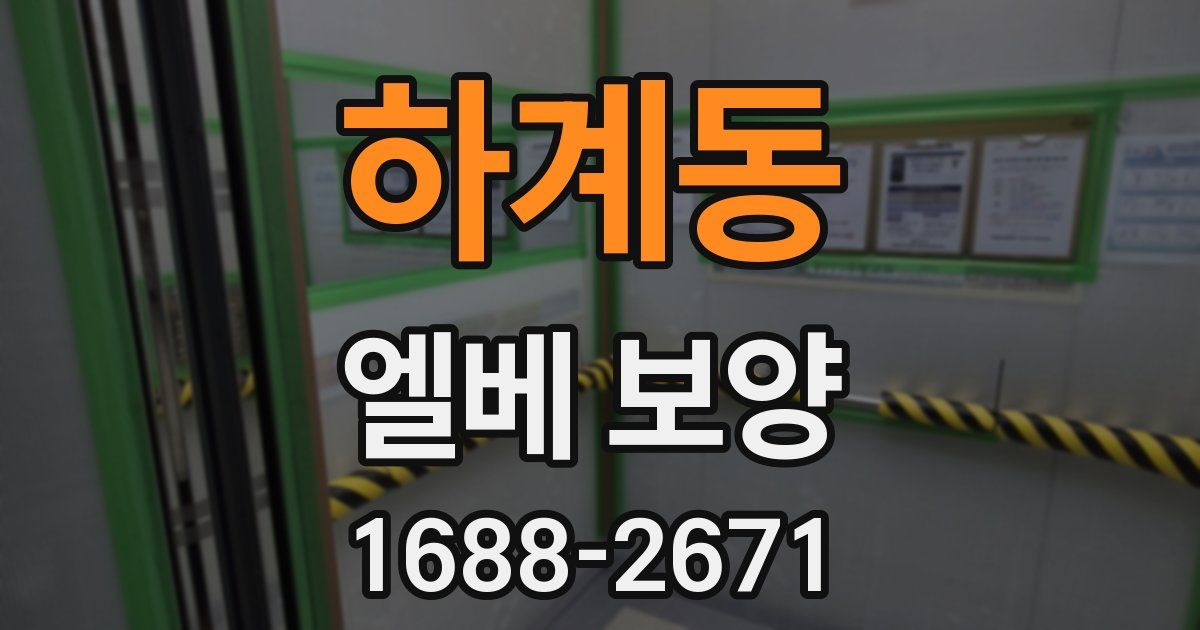 하계동 엘베 보양