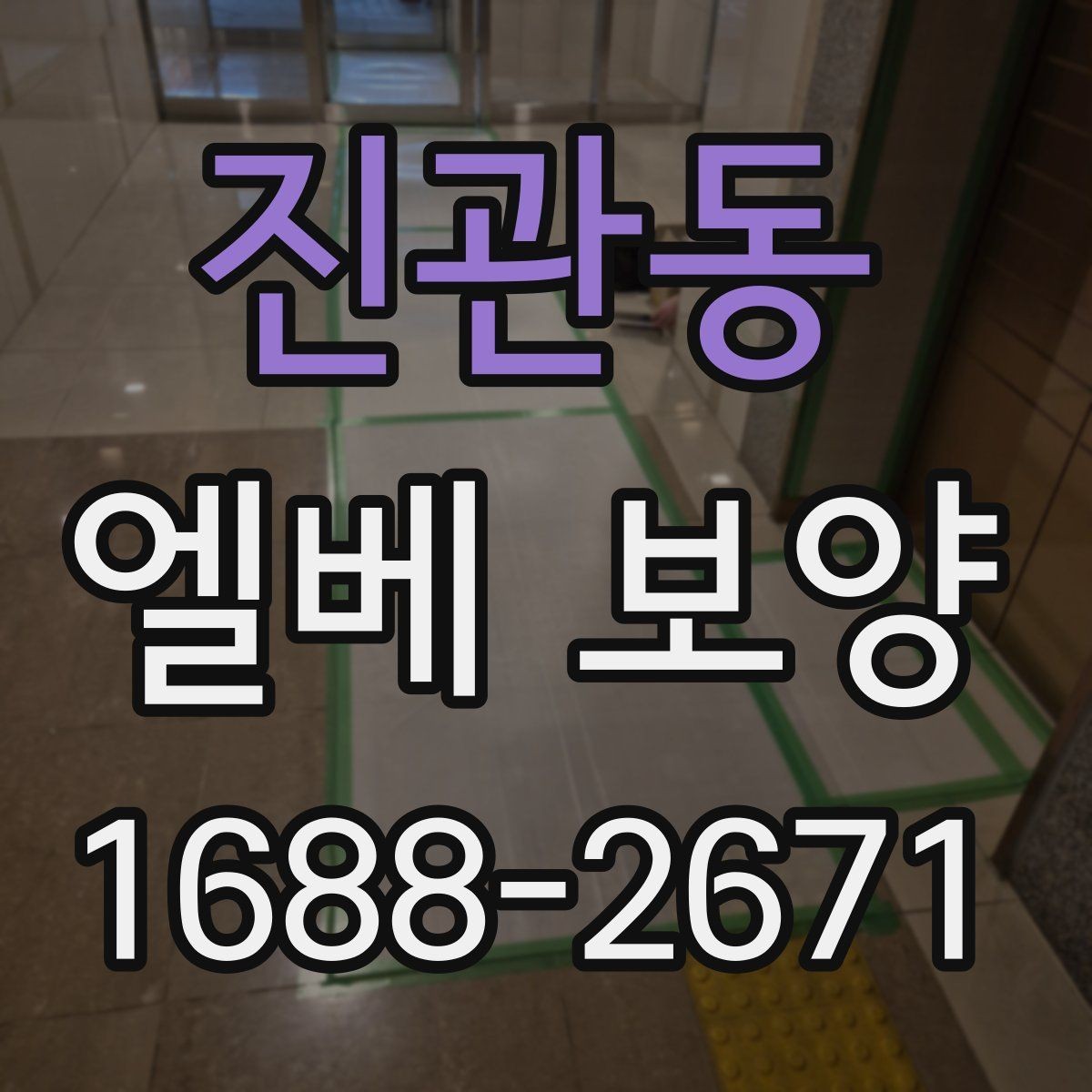 진관동 엘베 보양 공사 전후 꼭 확인할 구역을 정리하면 좋은 이유