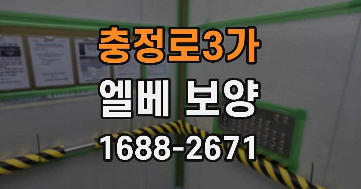 충정로3가 엘베 보양