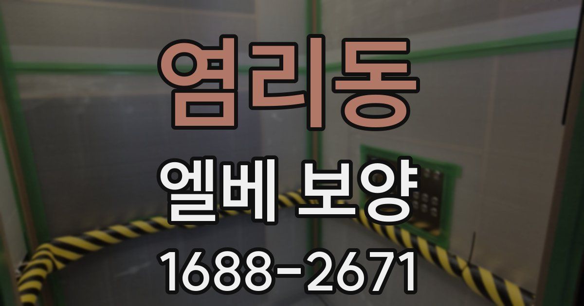 염리동 엘베 보양