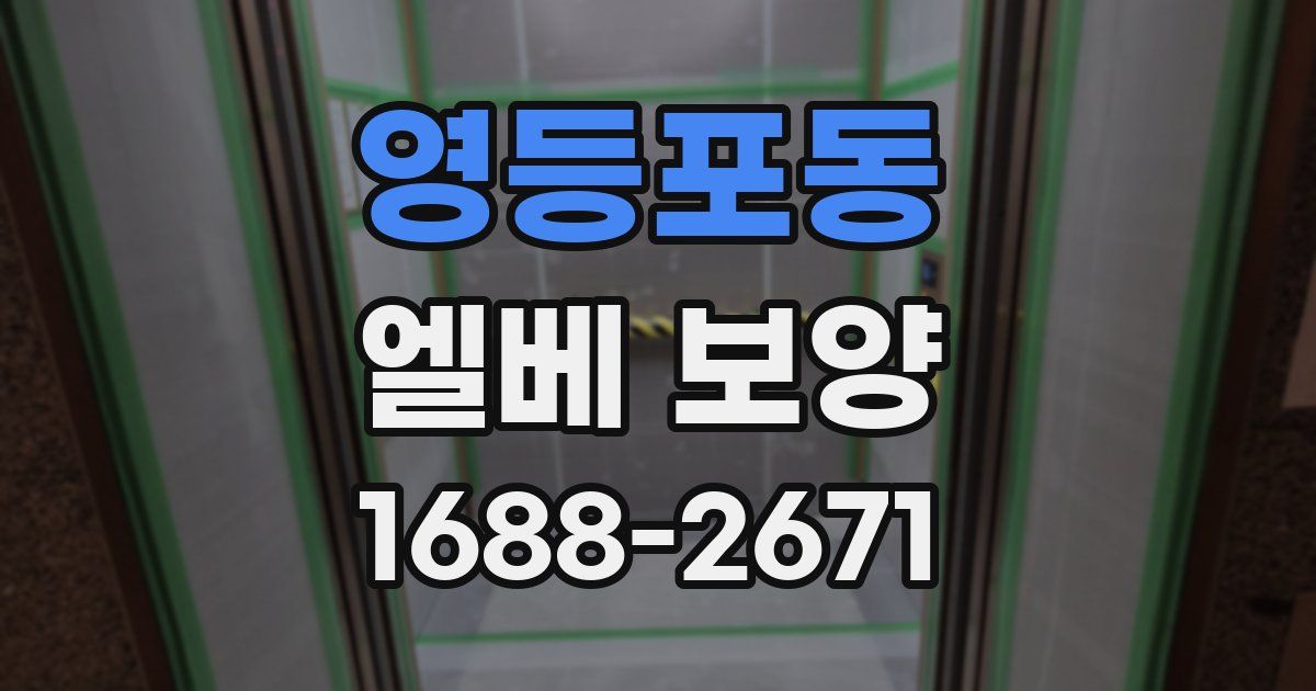 영등포동 엘베 보양