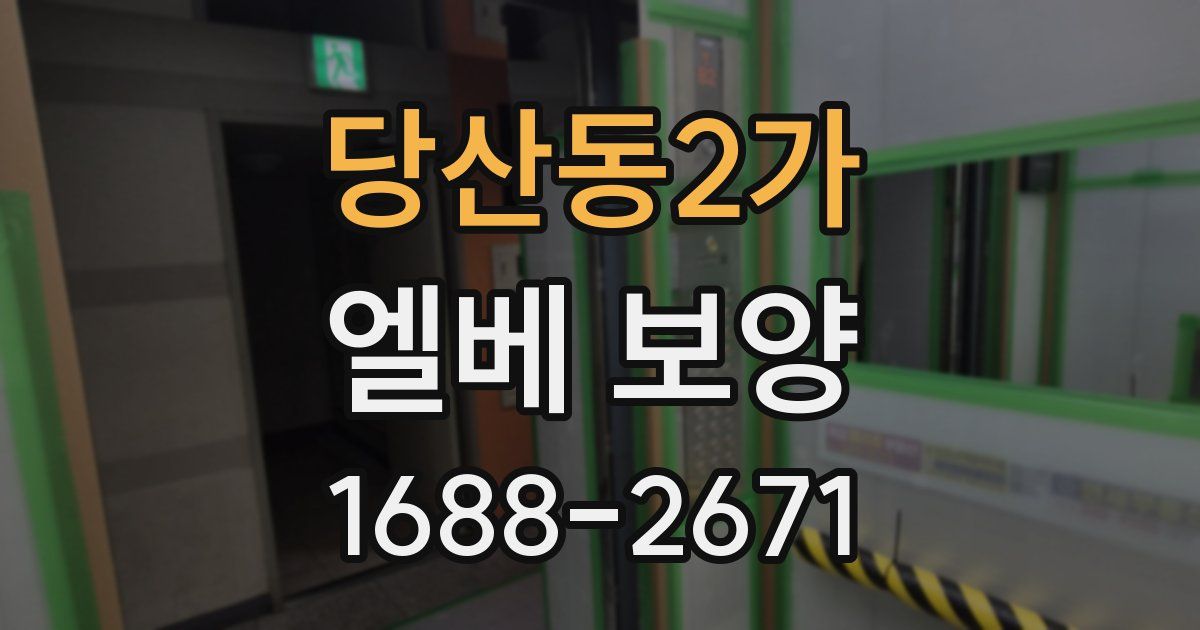 당산동2가 엘베 보양