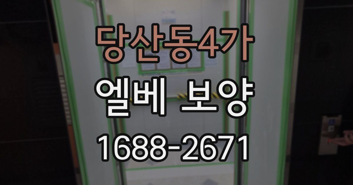 당산동4가 엘베 보양
