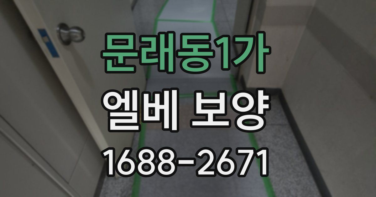 문래동1가 엘베 보양