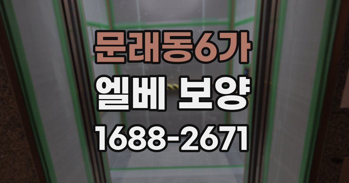 문래동6가 엘베 보양