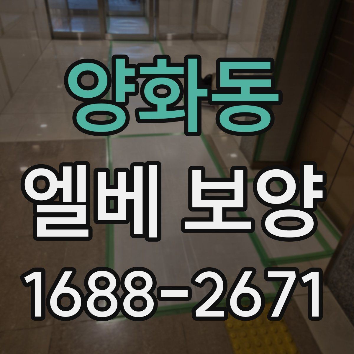 양화동 엘베 보양 반복 출입 현장에서 빠른 교체가 필요한 이유
