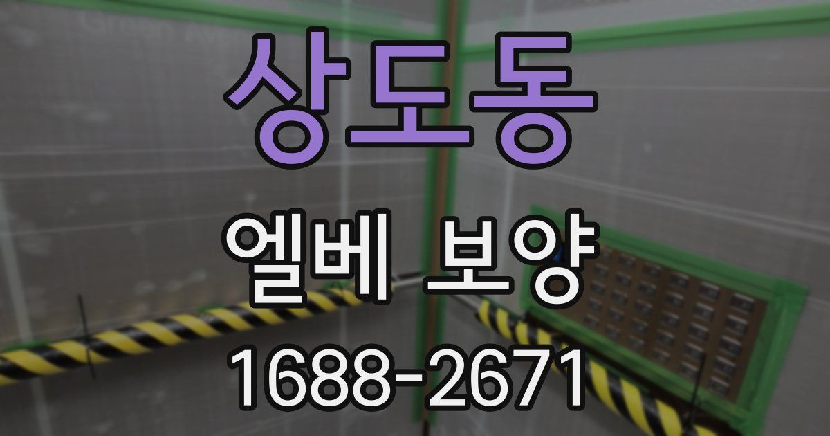 상도동 엘베 보양