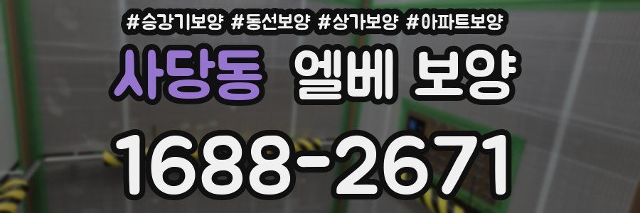 사당동 엘베 보양