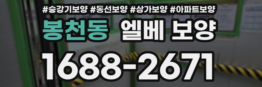봉천동 엘베 보양