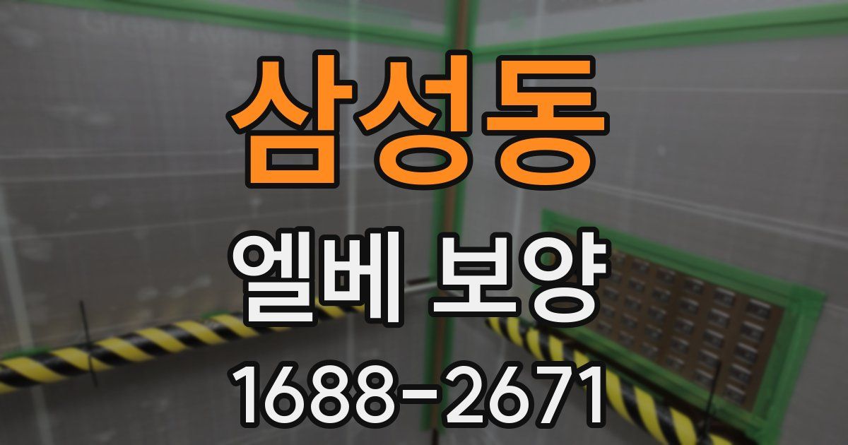 삼성동 엘베 보양