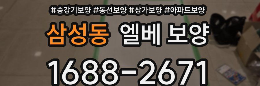 삼성동 엘베 보양
